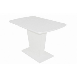 Кухонный стол Eligard Sheldon белый структурный сбоку