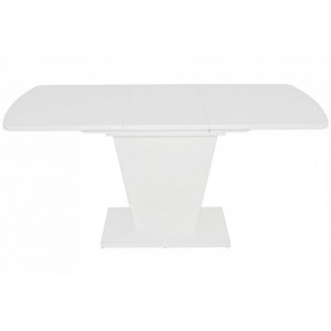 Кухонный стол Eligard Sheldon белый структурный разложенный