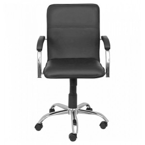 Кресло компьютерное Геллер Samba Aks 2 черный вид спереди