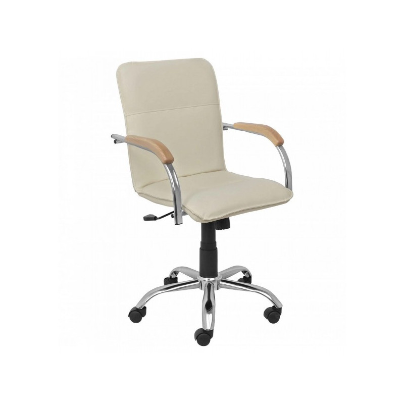Кресло компьютерное Геллер Samba Aks 2 дерево/кремовый