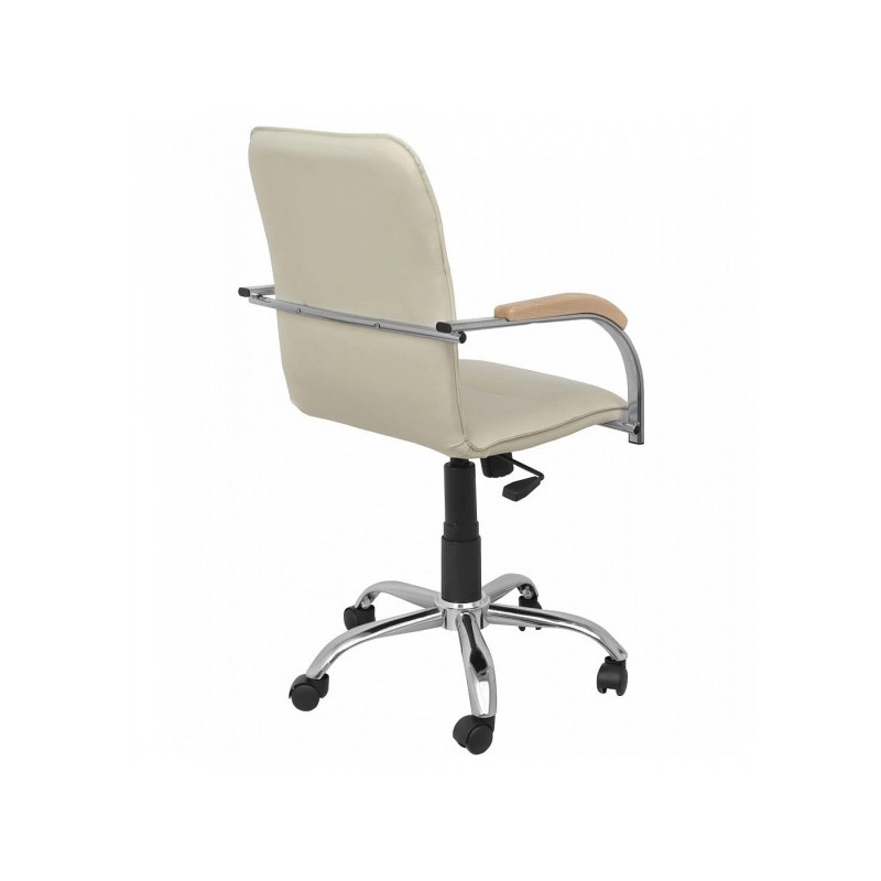 Кресло компьютерное Геллер Samba Aks 2 дерево/кремовый вид са