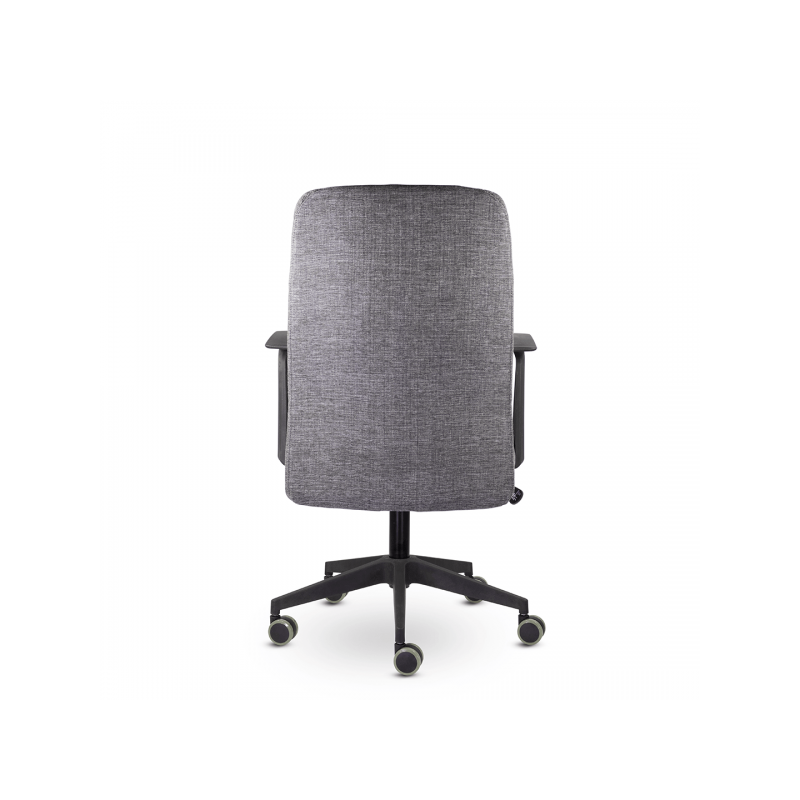 Кресло компьютерное UTFC Софт PL серый вид сзади