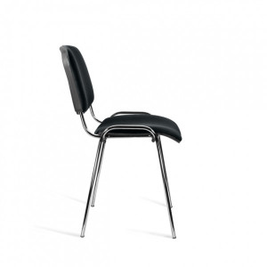 Стул офисный UTFC Изо CH черный вид сбоку