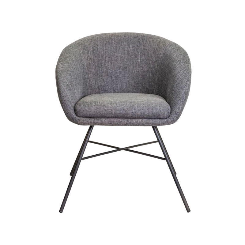 Стул AksHome Amur темно-серый/черный