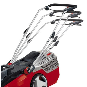 Газонокосилка аккумуляторная Einhell PXC GE-CM 43 Li M Kit регулировка ручки