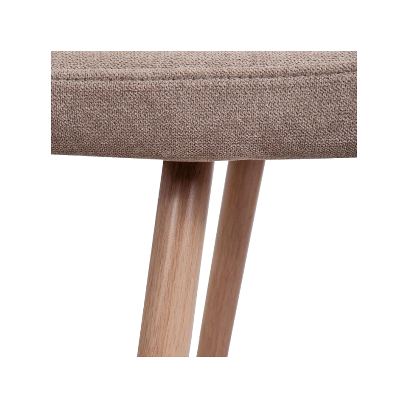 Стул AksHome Brit бежевый (ткань)/дуб каркас