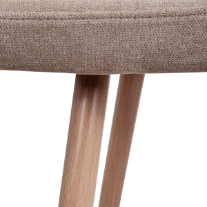 Стул AksHome Brit бежевый (ткань)/дуб каркас