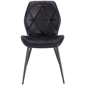 Стул AksHome Congo черный/черный вид спереди