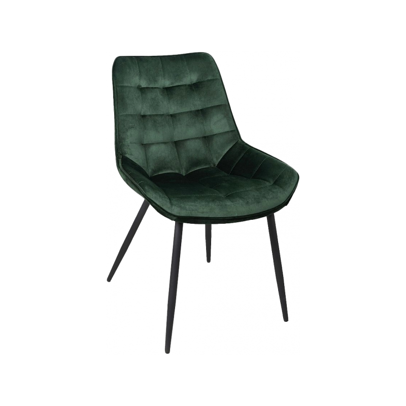 Стул AksHome Darren темно-зеленый/черный