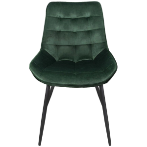 Стул AksHome Darren темно-зеленый/черный вид спереди