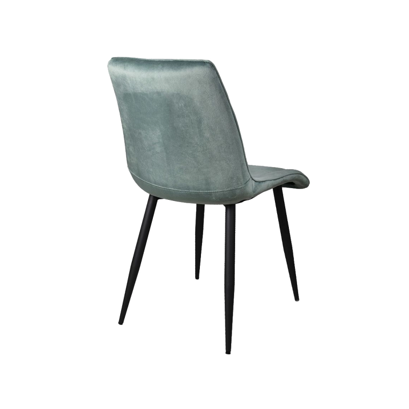 Стул AksHome Fred New бутылочный/черный вид сзади