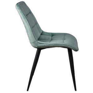 Стул AksHome Fred New бутылочный/черный вид сбоку