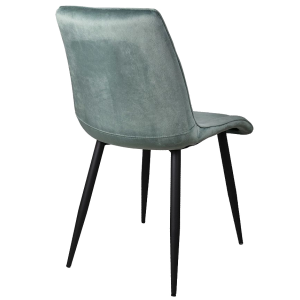 Стул AksHome Fred New бутылочный/черный вид сзади