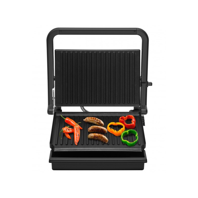 Электрогриль Maunfeld MF-1322S открытый вид.