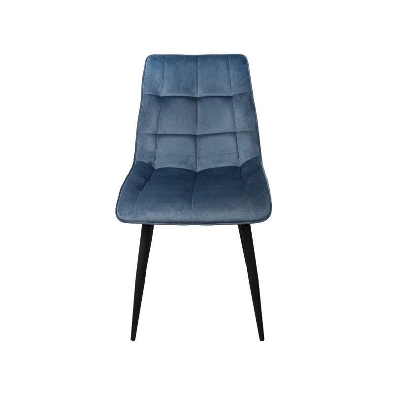 Стул AksHome Fred New темно-лазурный/черный вид спереди