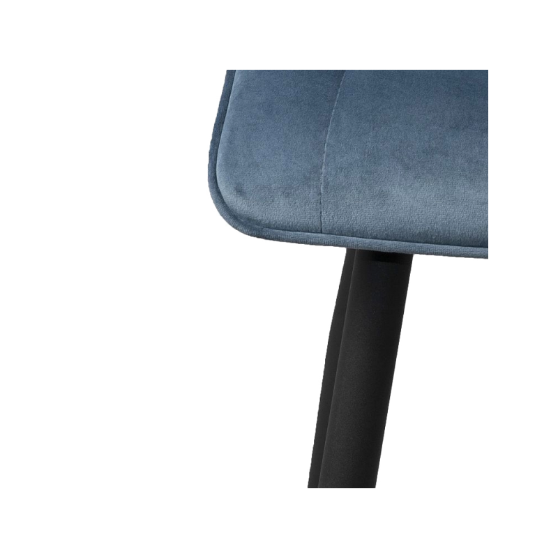 Стул AksHome Fred New темно-лазурный/черный каркас