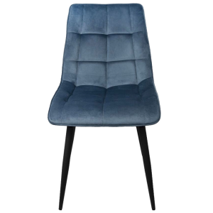 Стул AksHome Fred New темно-лазурный/черный вид спереди