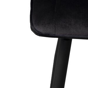 Стул AksHome Fred New черный/черный каркас