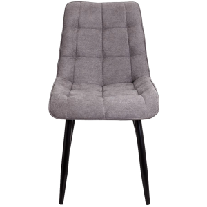 Стул AksHome Fred светло-серый/черный вид спереди