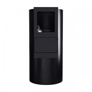 Вытяжка HOMSair Fly 1000SD 39 Black вид сзади.