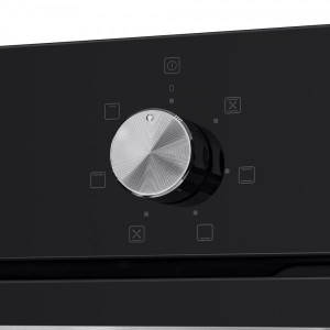 Электрический духовой шкаф HOMSair OEF451BK Black вид элемента управления.