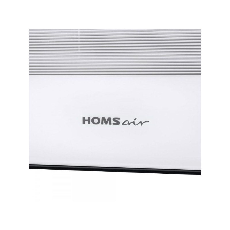 Электрический духовой шкаф HOMSair OEF451WH White вид названия бренда.
