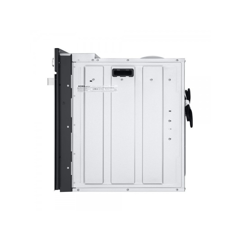 Электрический духовой шкаф HOMSair OEF451WH White вид сбоку.