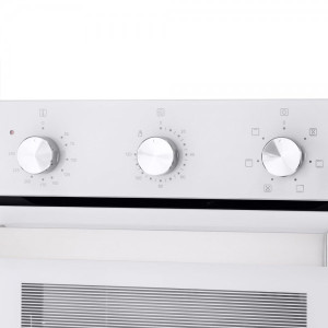 Электрический духовой шкаф HOMSair OEF451WH White вид элементов управления.