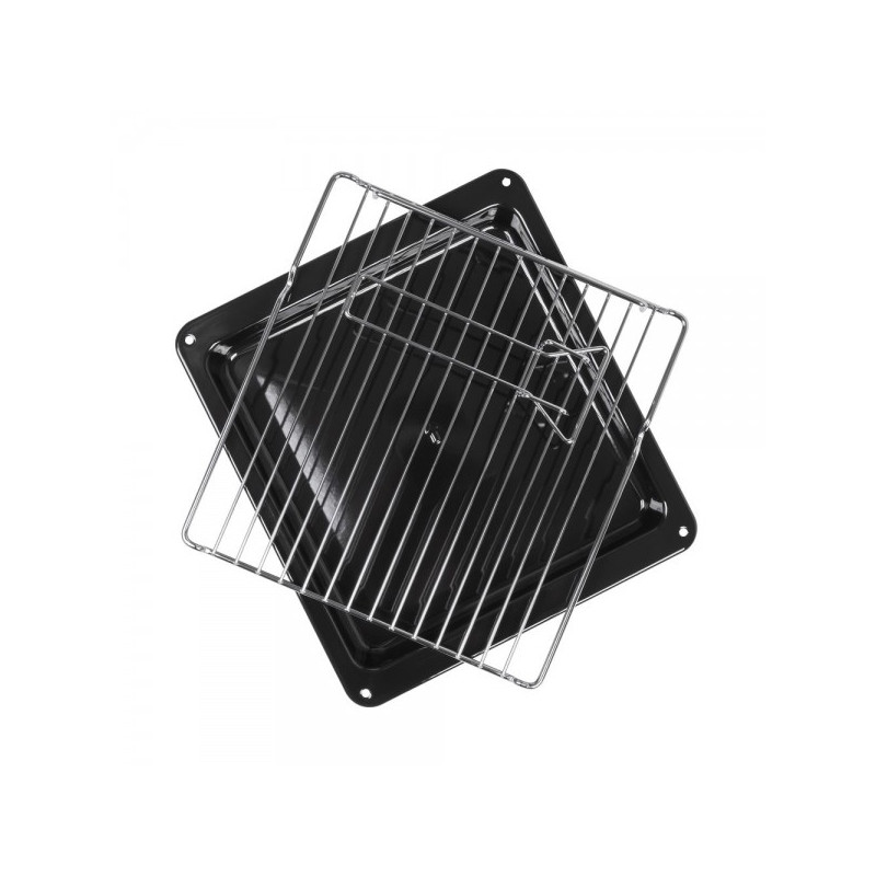 Электрический духовой шкаф HOMSair OEM451BK Black вид элементов в комплекте.