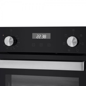 Электрический духовой шкаф HOMSair OEM451BK Black вид элементов управления.