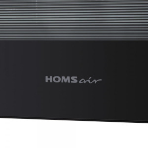 Электрический духовой шкаф HOMSair OEM451BK Black вид названия бренда.