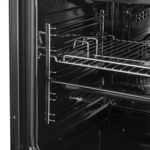 Электрический духовой шкаф HOMSair OEM451BK Black вид крепления решетки.