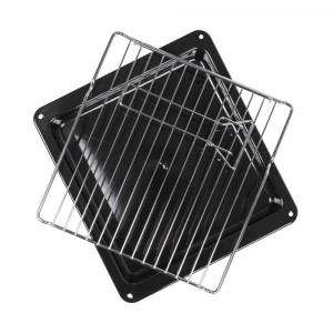 Электрический духовой шкаф HOMSair OEM451BK Black вид элементов в комплекте.