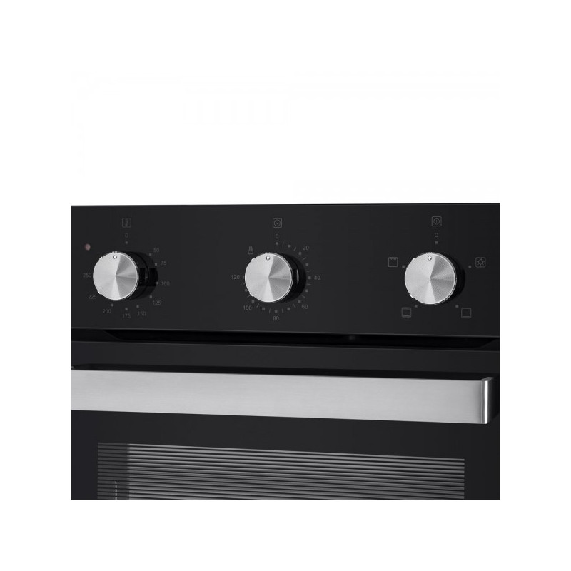 Электрический духовой шкаф HOMSair OES456BK Black вид элементов управления.