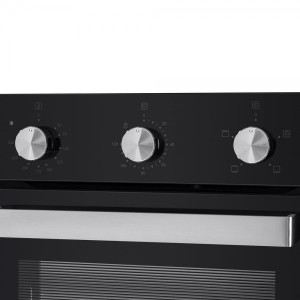 Электрический духовой шкаф HOMSair OES456BK Black вид элементов управления.