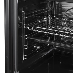 Электрический духовой шкаф HOMSair OES456BK Black вид крепления решетки.