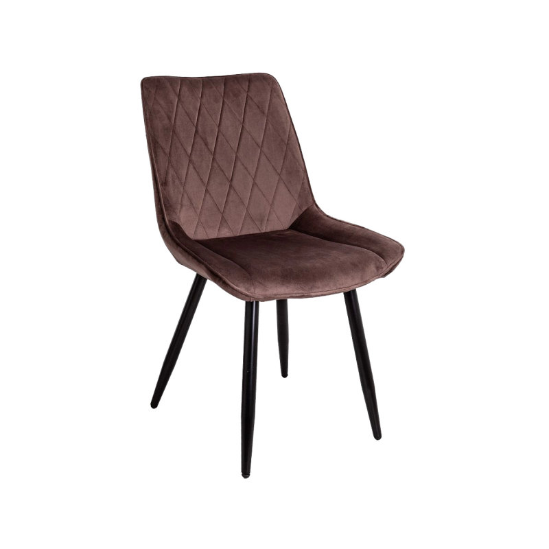 Стул AksHome Nika коричневый/черный