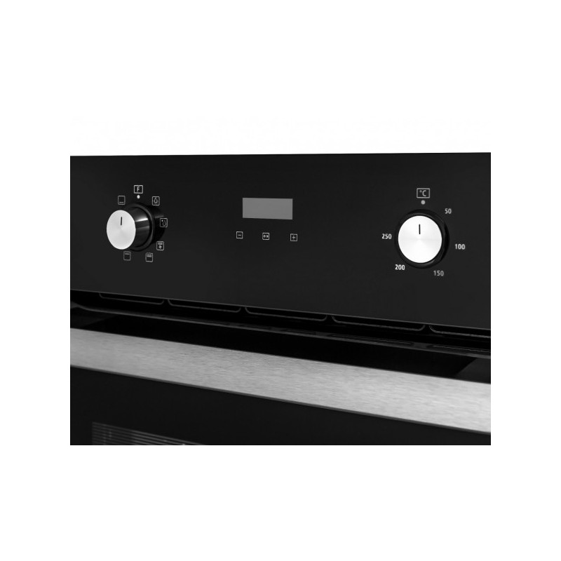 Электрический духовой шкаф Exiteq EXO-402 Black вид панели управления.