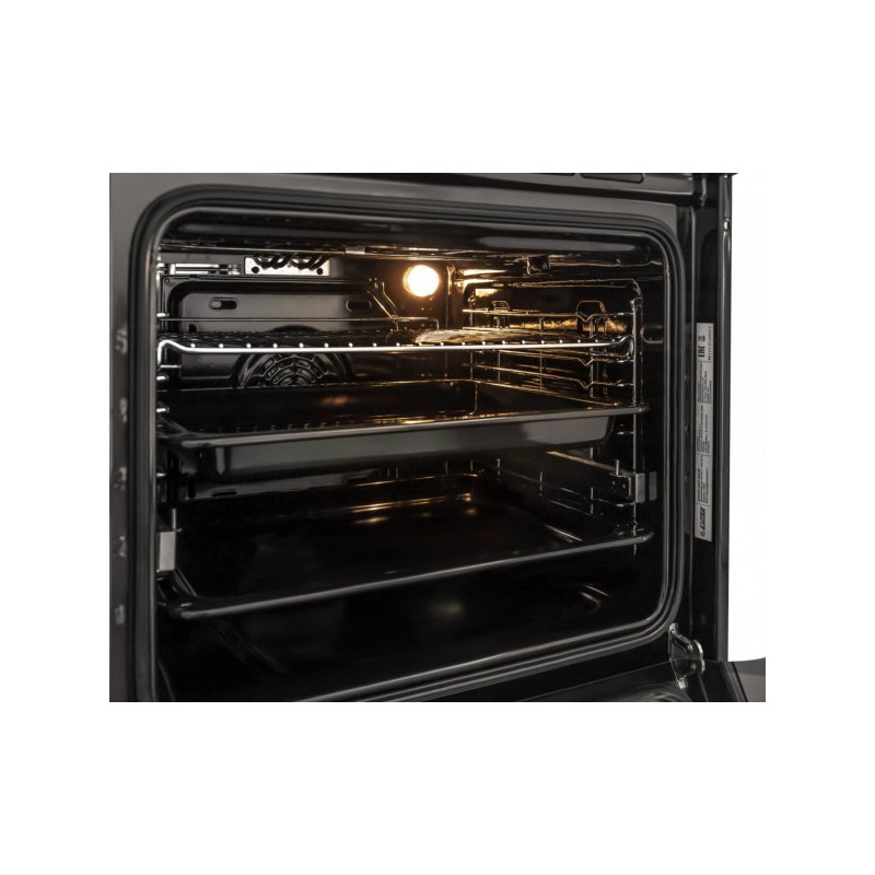 Электрический духовой шкаф Exiteq EXO-402 Black вид освещения.