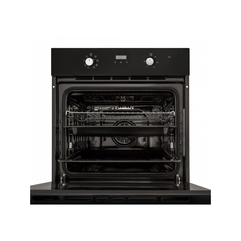 Электрический духовой шкаф Exiteq EXO-402 Black открытый вид.