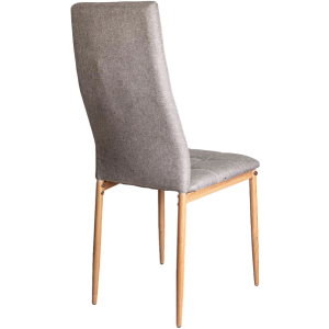 Стул AksHome Sky бежевый/бук вид сзади