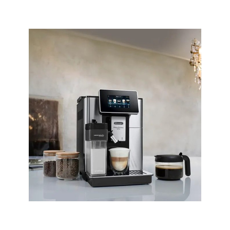 Кофемашина DeLonghi ECAM 610.75.MB общий вид.