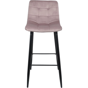 Стул AksHome Stella пыльная роза/черный вид спереди