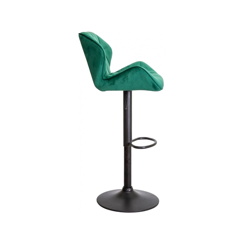 Стул AksHome Berlin зеленый/черный вид сбоку