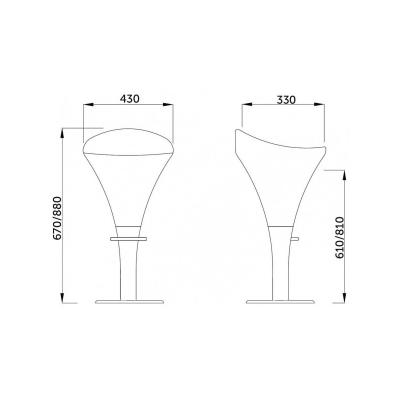 Стул AksHome Bomba белый параметры