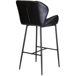 Стул AksHome Lagos черный/черный вид сзади