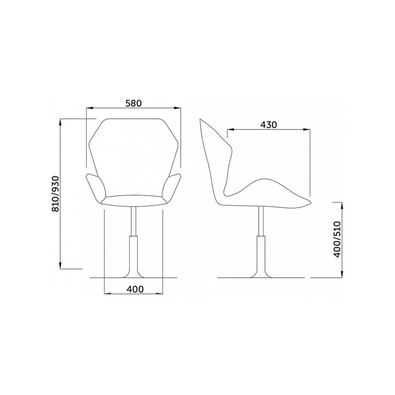 Стул AksHome Oslo пыльная роза параметры