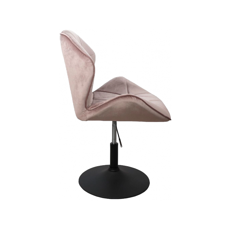 Стул AksHome Oslo пыльная роза вид сбоку