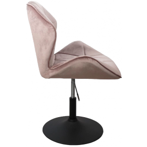 Стул AksHome Oslo пыльная роза вид сбоку