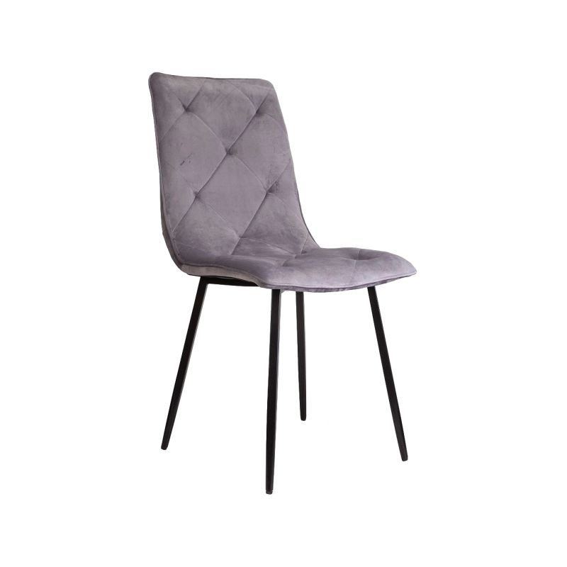 Стул AksHome Mira светло-серый/черный